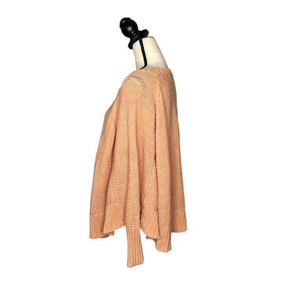 LC Lauren Conrad Coral Square Neck Knit Pullover Sweater Women's Size Medium M - Picture 4 of 7